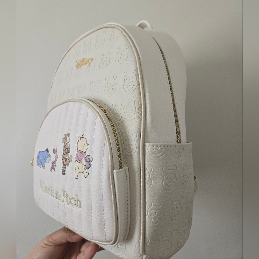 LAST ONE! NWT Disney Winnie The POOH beige Backpack - Picture 3 of 5